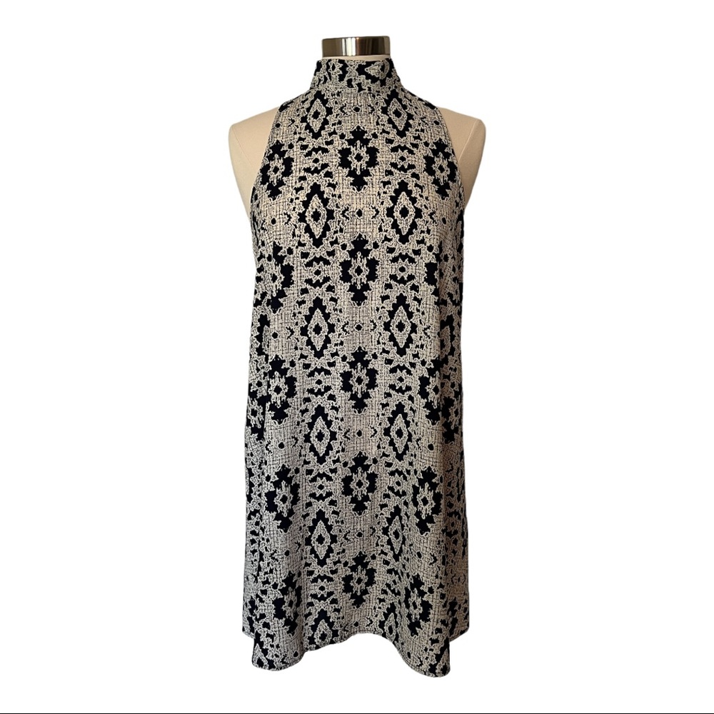 Soprano Women’s Turtleneck Sleeveless Dress 
Size M